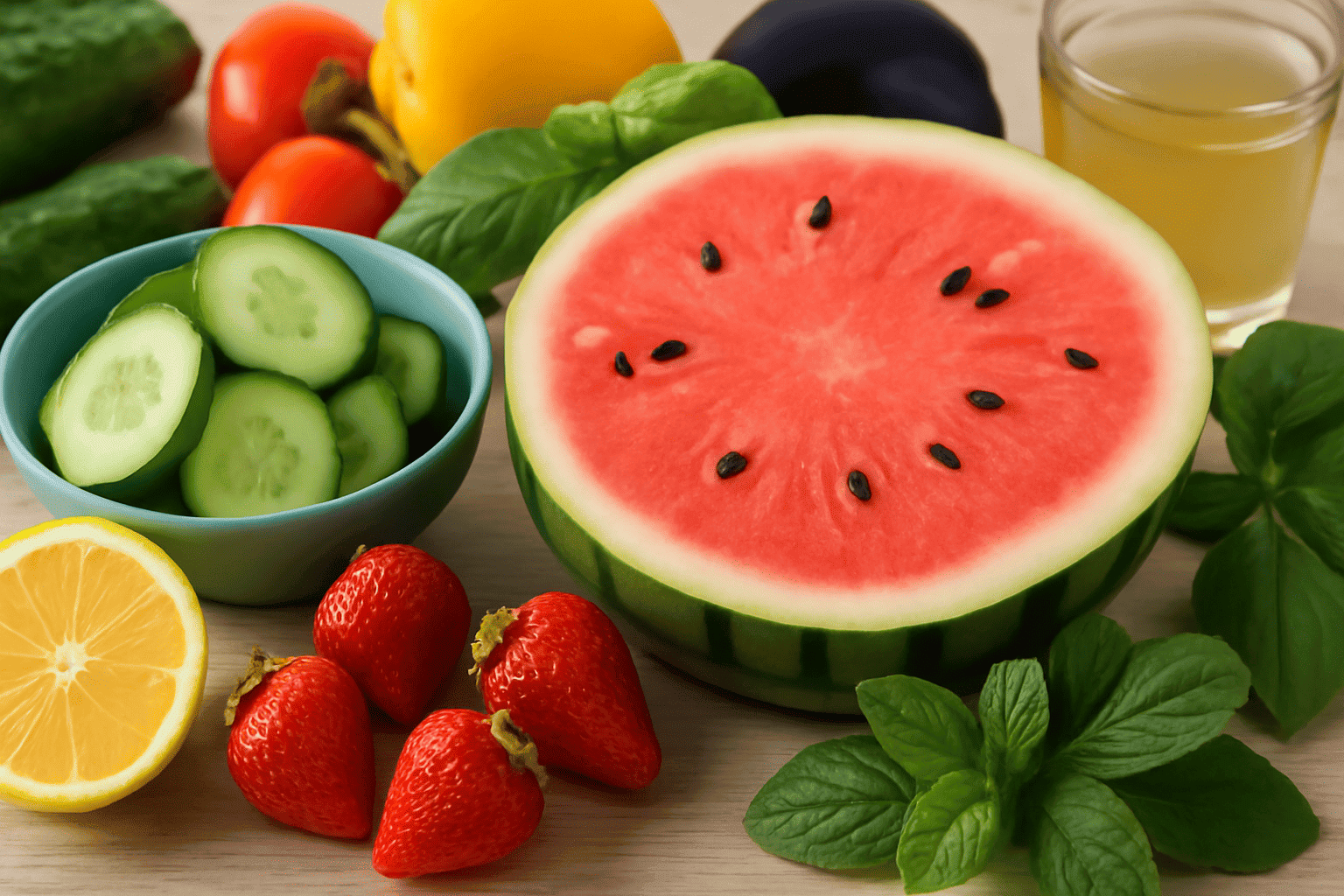 Летний рацион: продукты, охлаждающие организм