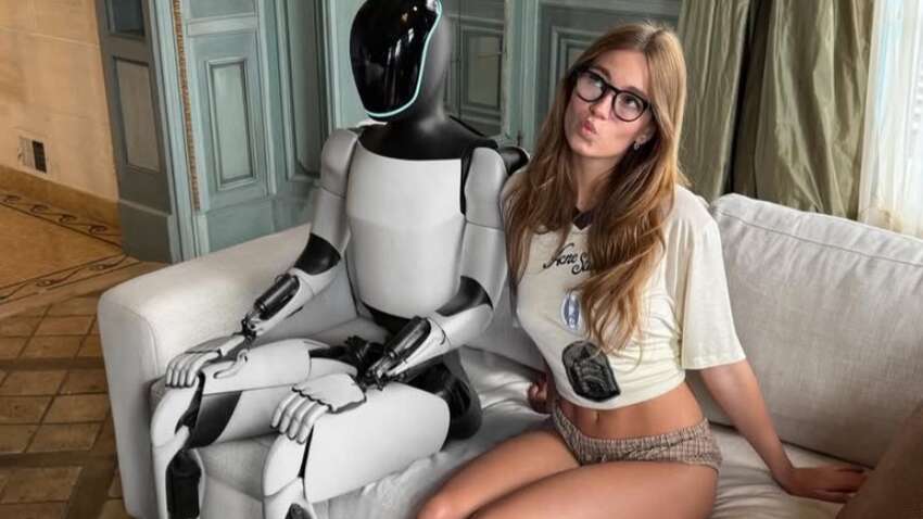 OnlyFans модель Анна Малигон и её скандальное участие в видео с роботом Tesla Optimus
