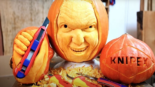 Неожиданные светильники из тыквы: люди делятся креативом