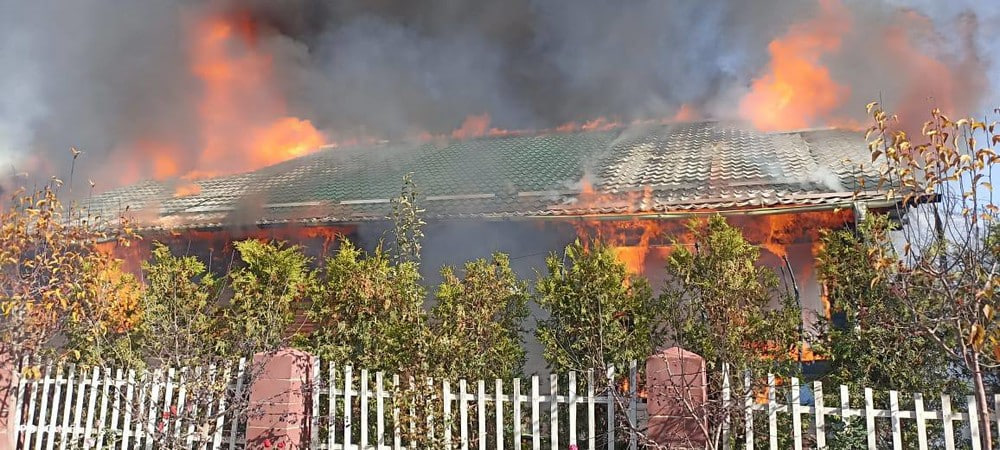 Пожар в пансионате «Радуга Вест» на Иссык-Куле