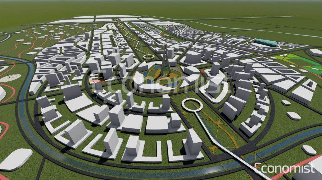 Асман на Иссык-Куле — начато строительство города будущего