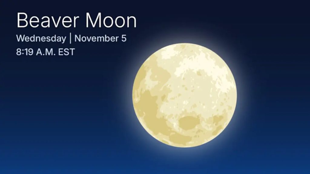 Бобровая суперлуна 5 ноября 2025 года