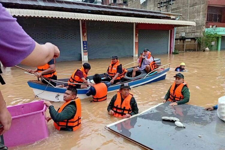 Причины наводнения в Юго-Восточной Азии (фото)