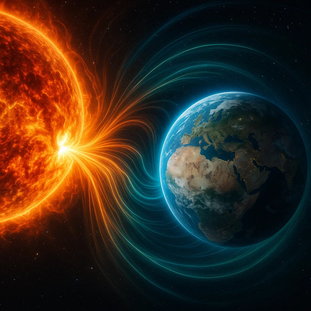 Прогноз магнитных бурь 1–3 декабря 2025 для чувствительных