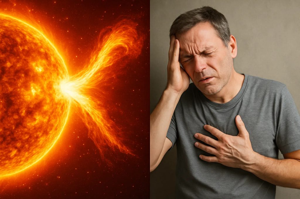Как вспышки Солнца отражаются на здоровье человека