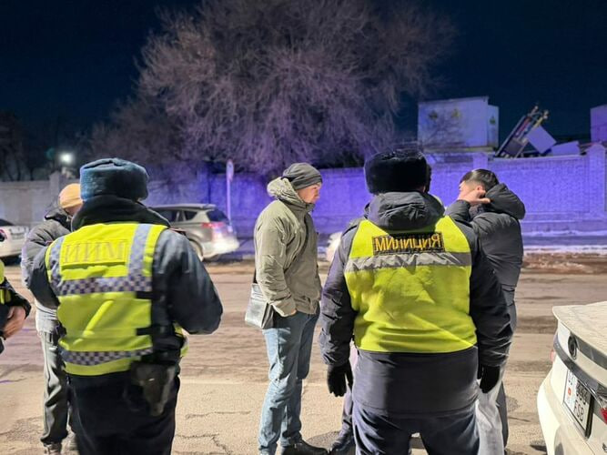 В Бишкеке провели рейд против нелегальных такси
