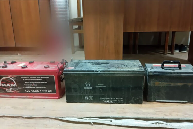 Задержан подозреваемый в краже аккумуляторов в Бишкеке