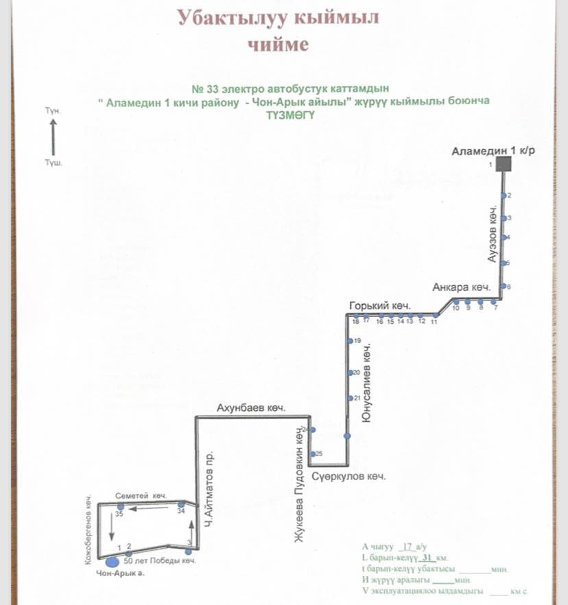 В Бишкеке с 22 декабря изменили маршруты автобусов: новые схемы