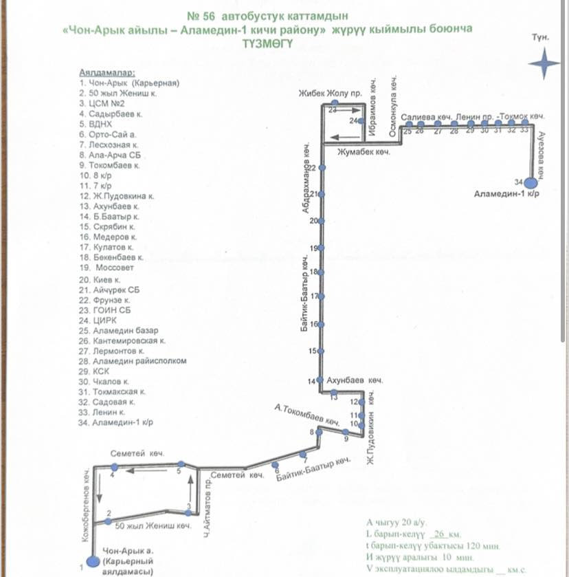 В Бишкеке с 22 декабря изменили маршруты автобусов: новые схемы