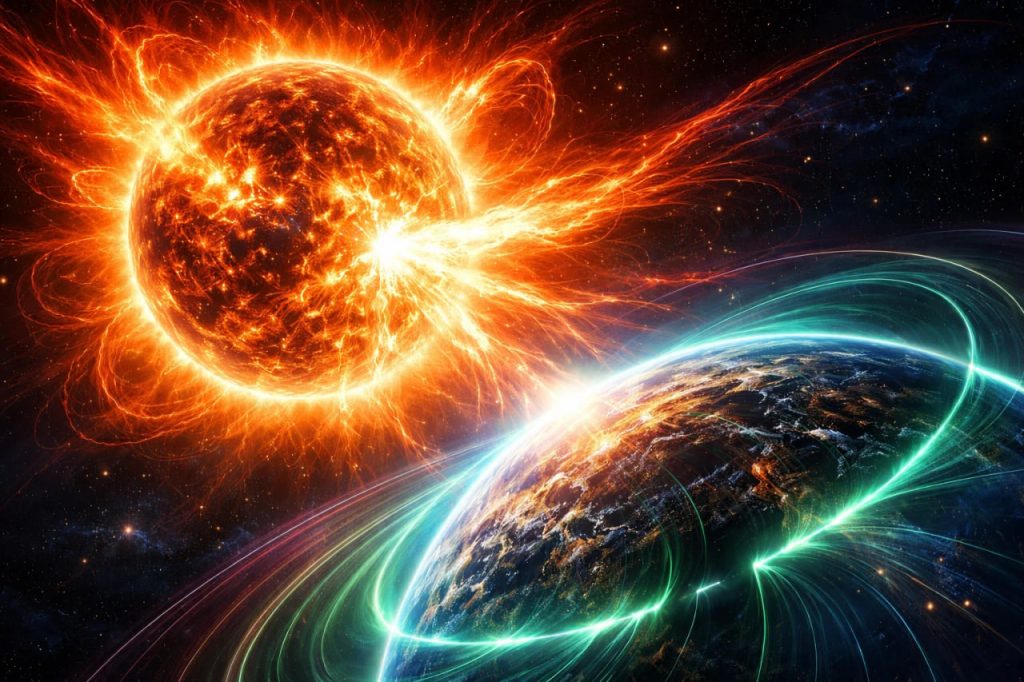 Прогноз магнитных бурь на 23–25 декабря 2025 года