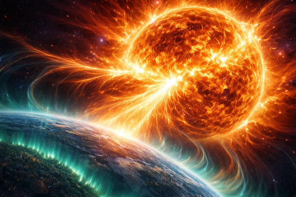 Прогноз магнитных бурь на 23–25 декабря 2025 года