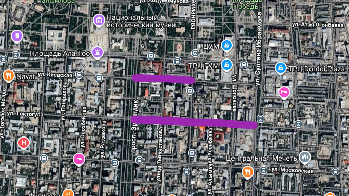 В Бишкеке изменят схему движения: где теперь односторонка