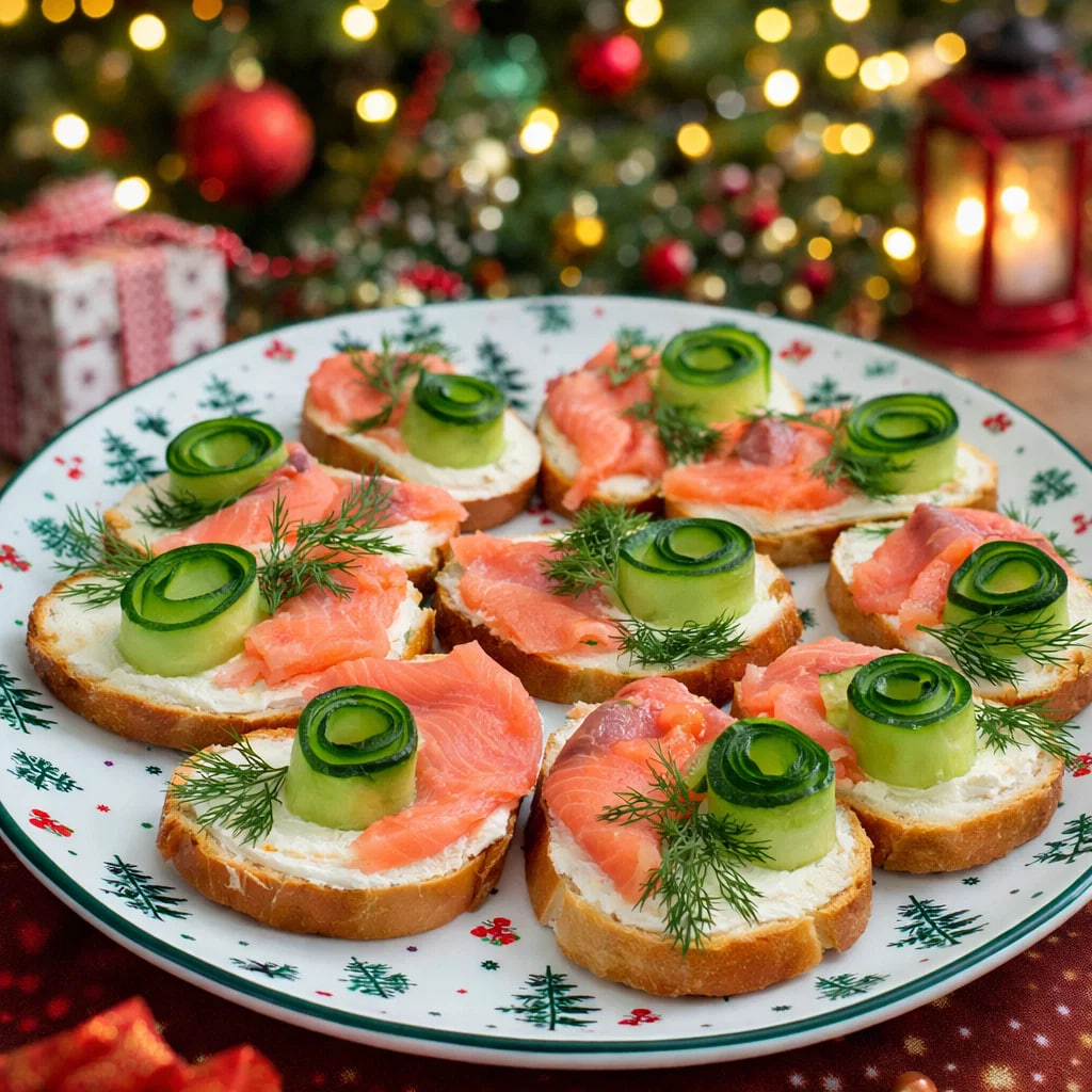 Праздничные канапе и брускеты к Новому году: ТОП лучших