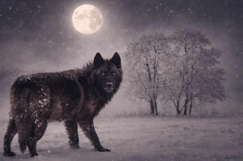 Лунный календарь января 2026 и почему именно Волчья Луна?