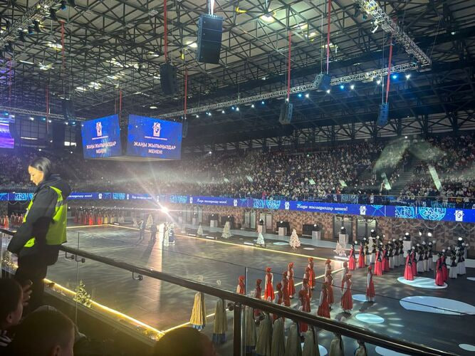 Как прошла Ёлка мэра Бишкека в «Жаштык арене»