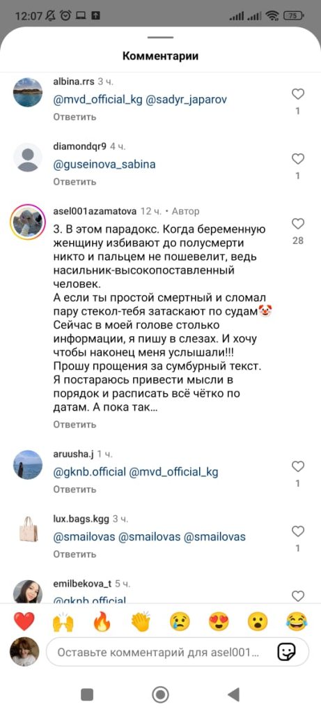 В Бишкеке идет проверка про депутата и насилие: что известно