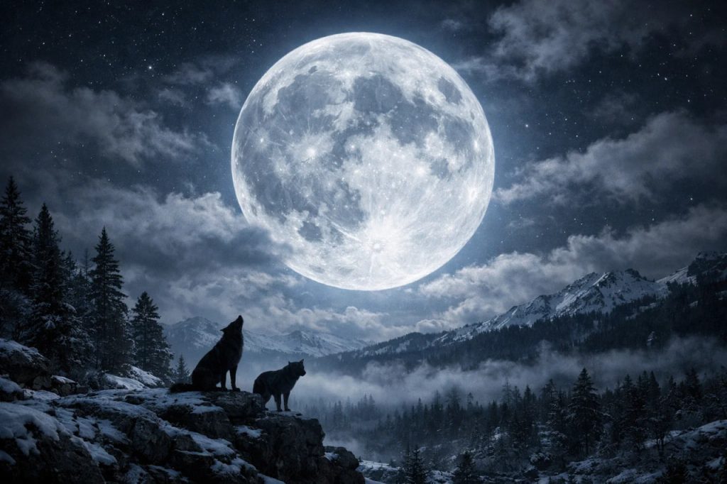 Волчье полнолуние 3 января 2026: название и влияние на нас