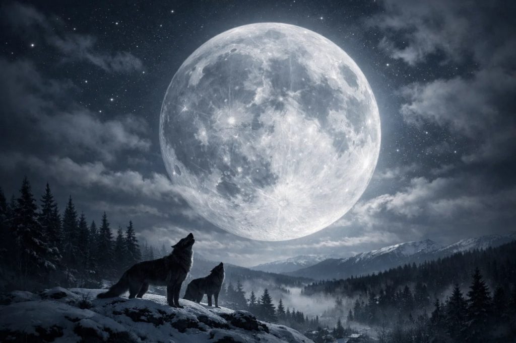 Волчье полнолуние 3 января 2026: название и влияние на нас