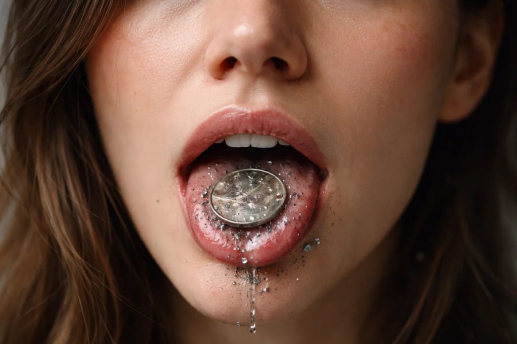 Почему во рту появляется металлический привкус: причины