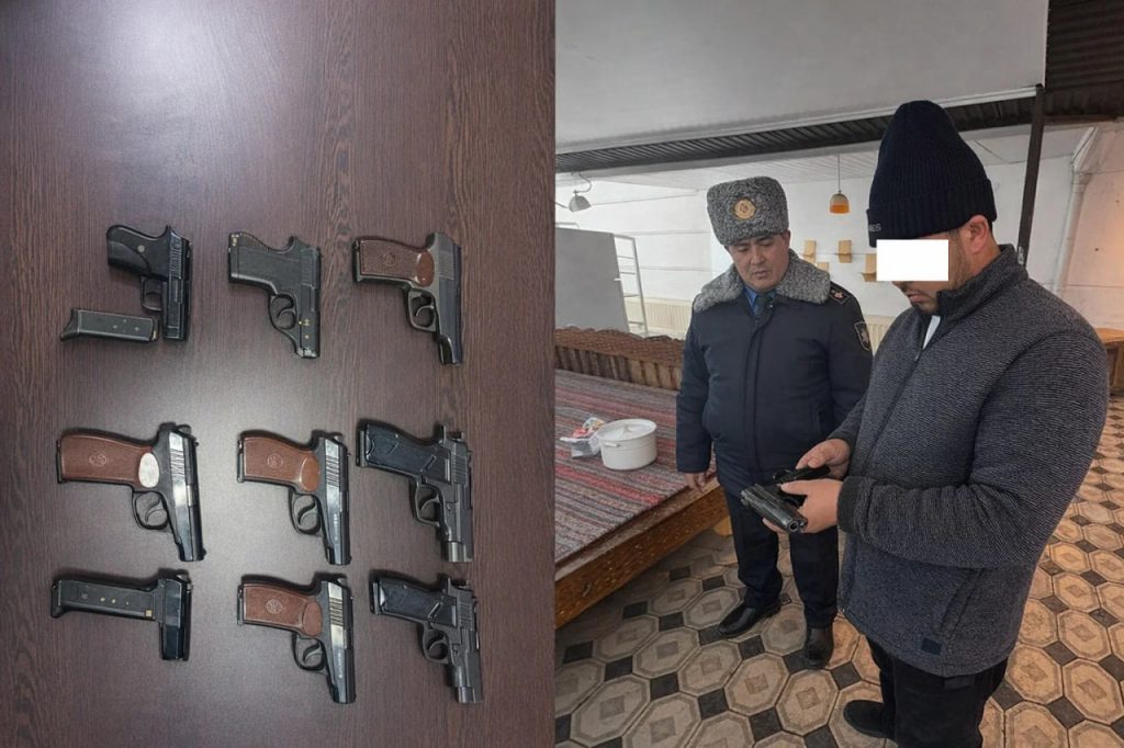 В Алайском районе жители сами сдали оружие в милицию