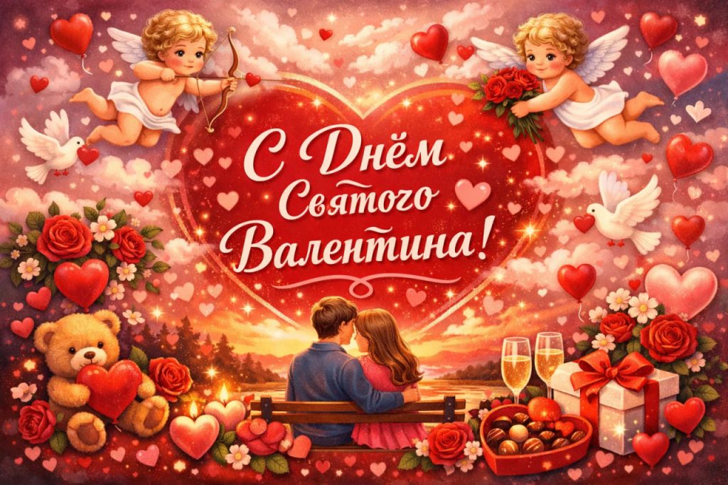 День всех влюбленных 2026: поздравления в картинках и СМС