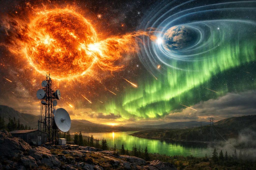 Прогноз магнитных бурь 21–24 февраля 2026: на кого повлияет