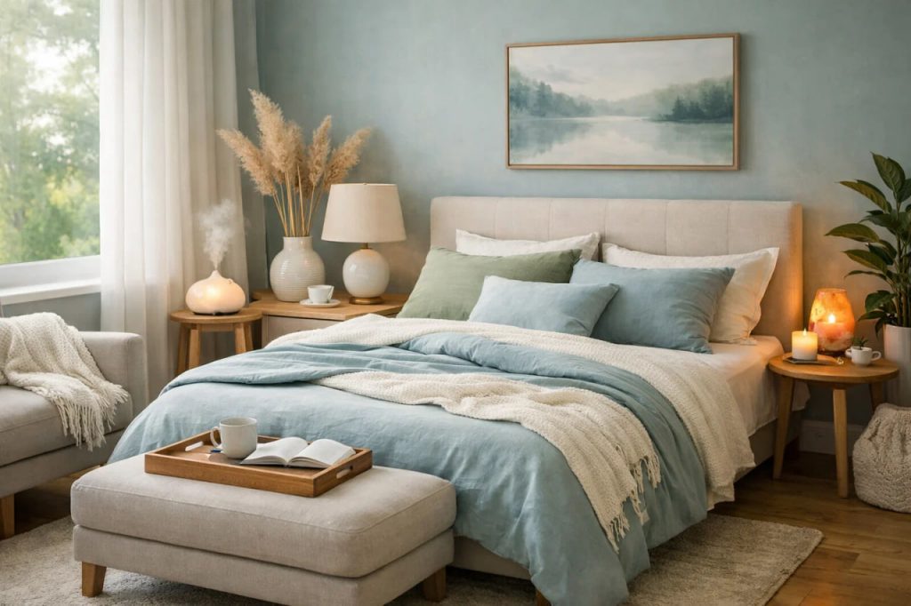 Психология цвета в спальне: лучшие оттенки для сна и отдыха