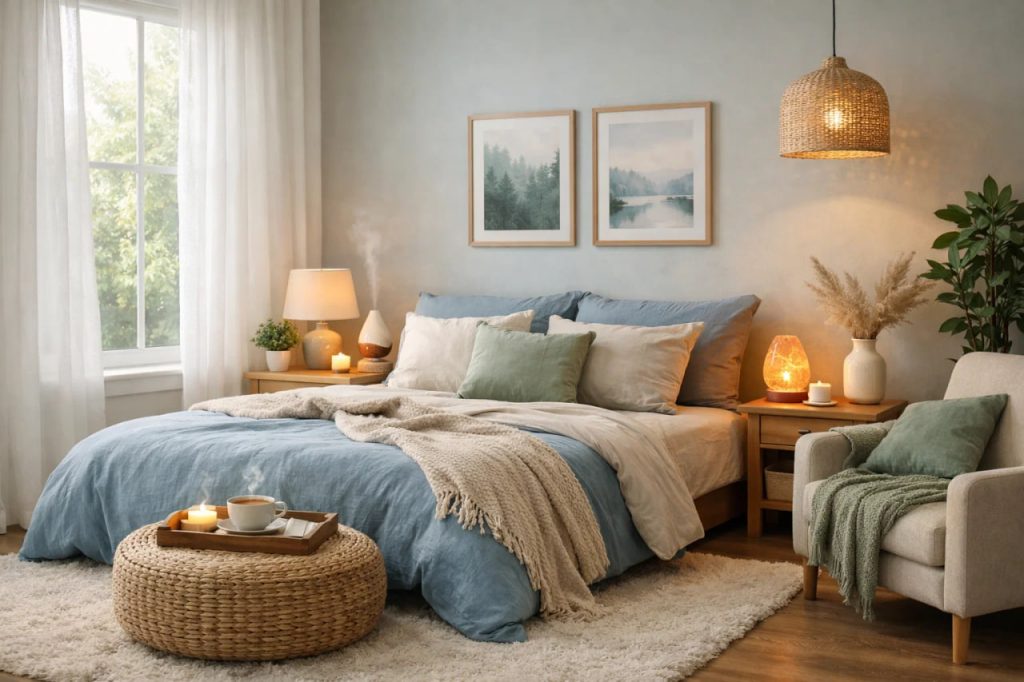 Психология цвета в спальне: лучшие оттенки для сна и отдыха