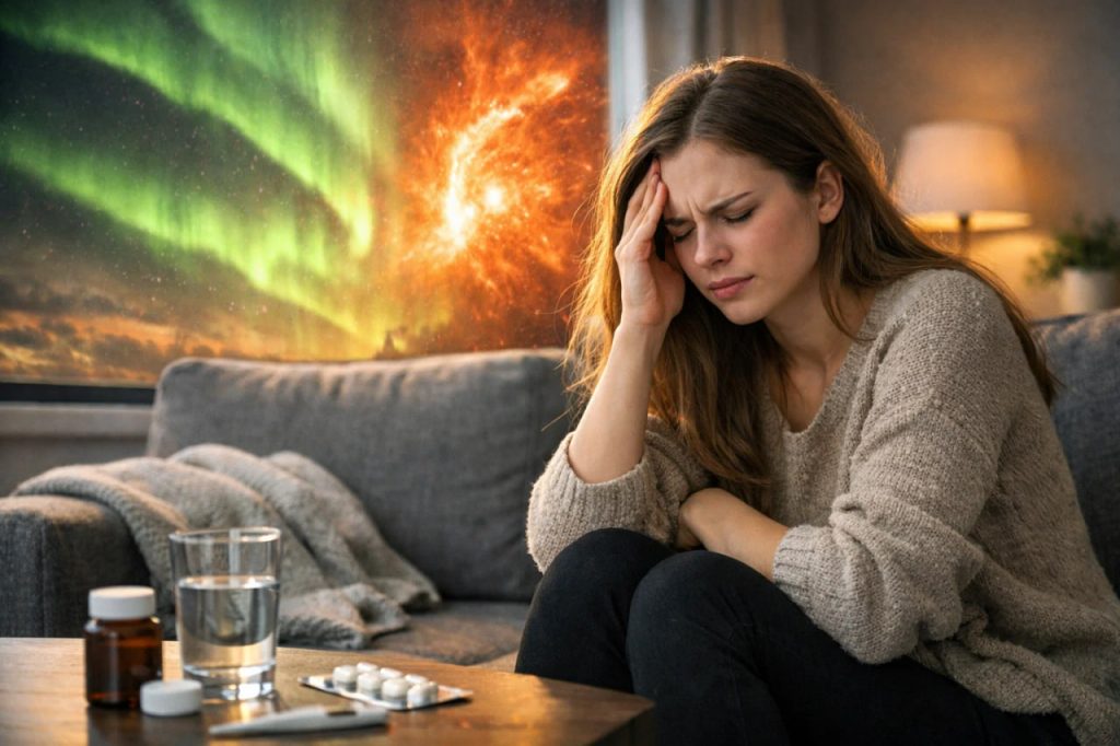 Сильная магнитная буря 19–20 марта и её влияние на человека