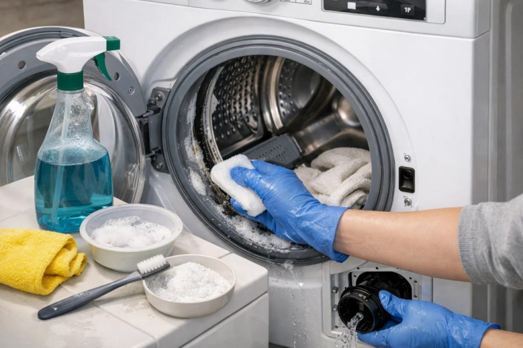 Как почистить стиральную машину от накипи: 5 проверенных способов