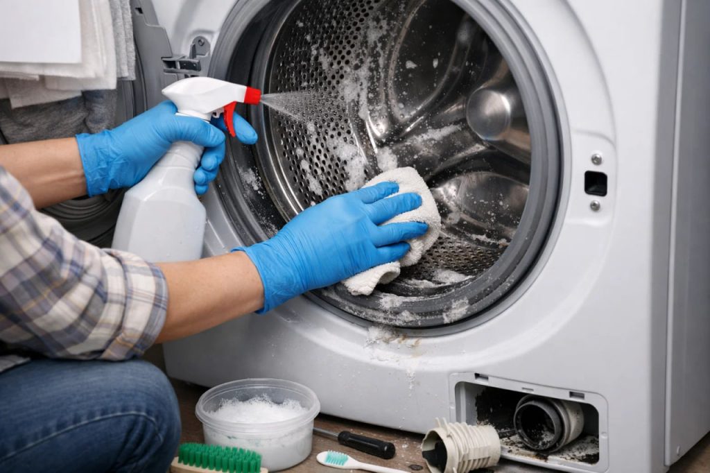 Как почистить стиральную машину от накипи: 5 проверенных способов