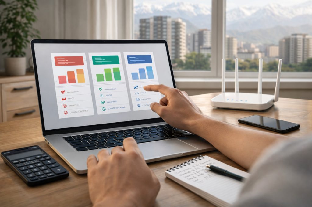 Как подключить интернет в Бишкеке: сравнение провайдеров 2026