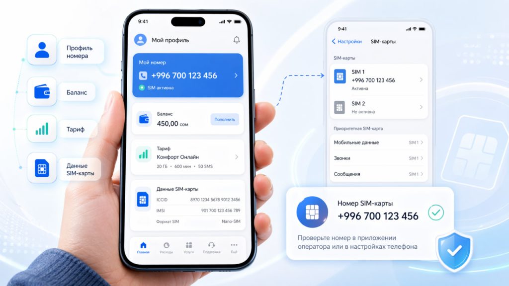Как узнать номер СИМ-карты на своём телефоне