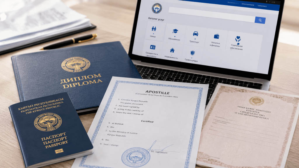 Апостиль в Кыргызстане 2026 как поставить