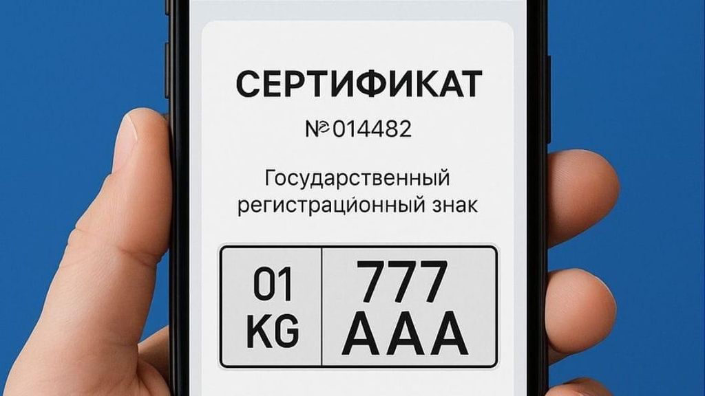 В Кыргызстане переоформление красивых госномеров доступно только через «Түндүк». Как продавцу и покупателю передать сертификат онлайн без посещения госцентра.